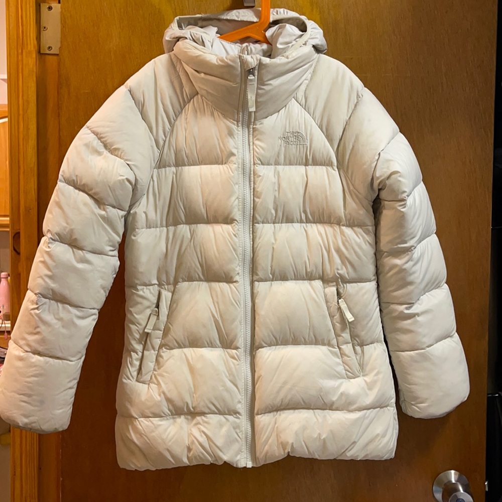 North Face Girl’s Double Down Trimclimate down jacket (14/16)